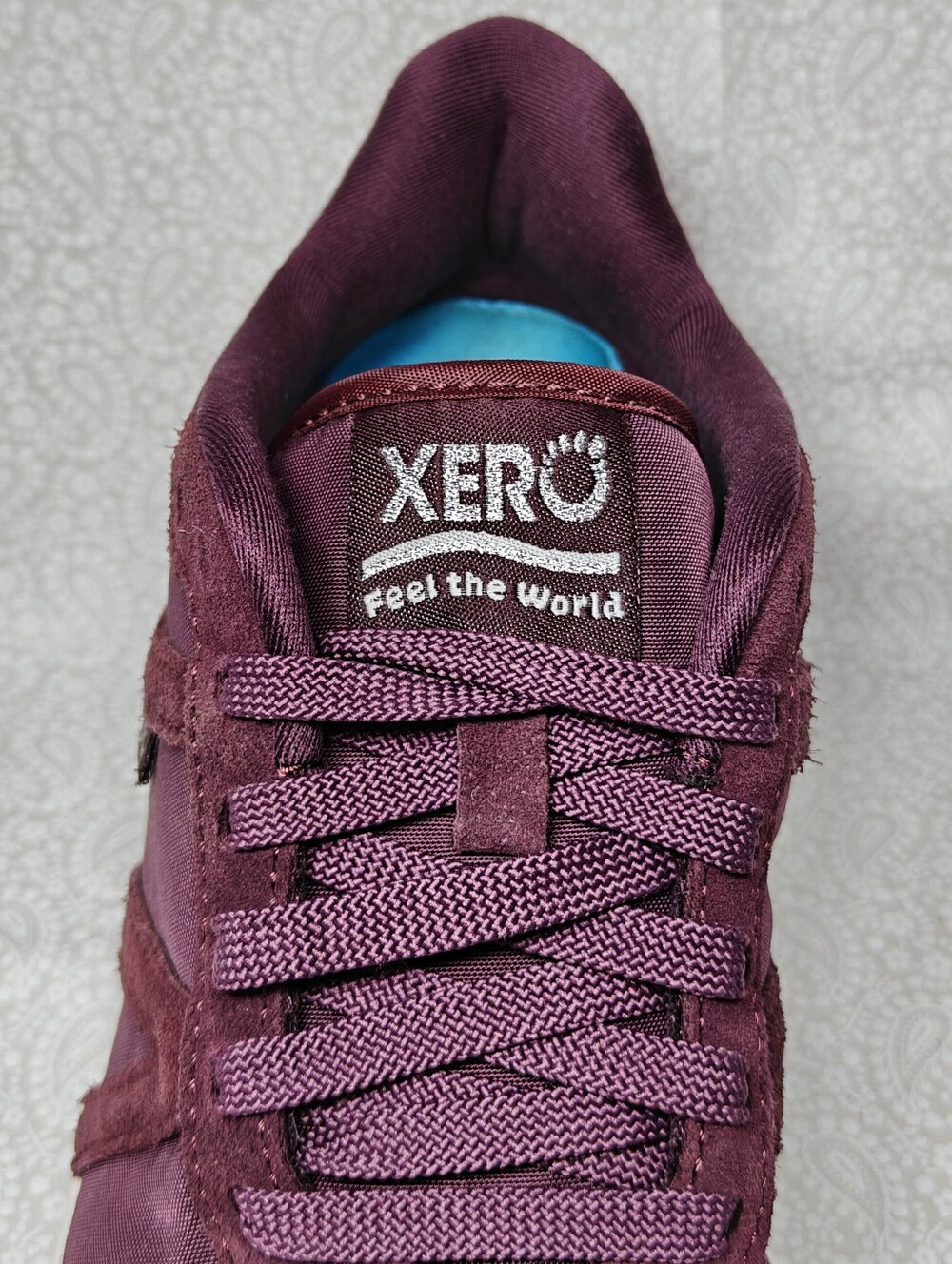 XERO Wynn Minimalist Nylon Athletic Burgundy Sneaker Women's Shoe Sz 5 - Picture 5 of 9